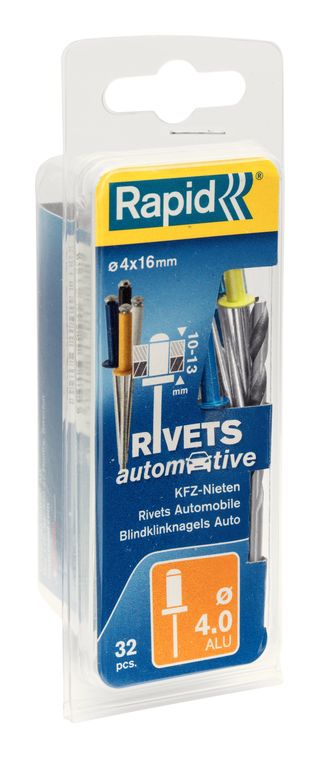 Rebites 4 Colores 4X16Mm. Matriculas (80125365)