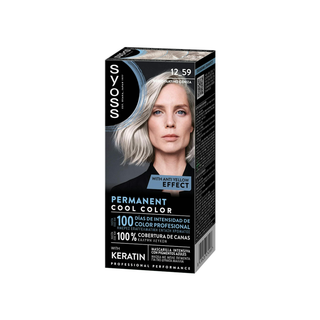 Syoss Permanent Color 12-59 Rubio Platino Ceniza 306458 (306458)