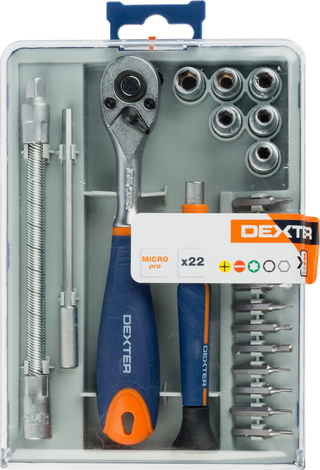Jogo 22Pcs Chave Aparafusar Dexter (19557944)