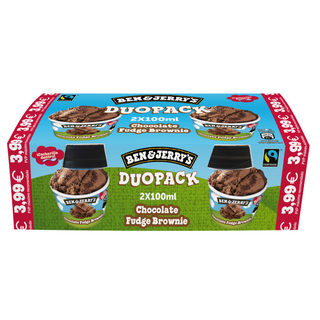 Ben&Jerry's Duopack Chocolate Fudge Brownie 2x100ml