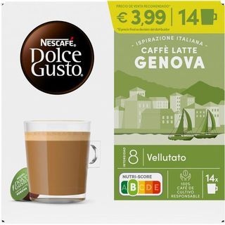 Café Con Leche Genova Dolce Gusto, Caja 14 Capsulas (26535047)