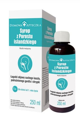 Domowa Apteczka - syrop z porostu islandzkiego 250 ml