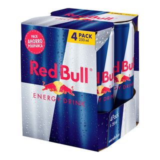 Bebida Energetica Red Bull 4X25 Cl