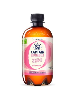 Kombucha ZERO sabor Frambuesa 400ml Captain Kombucha