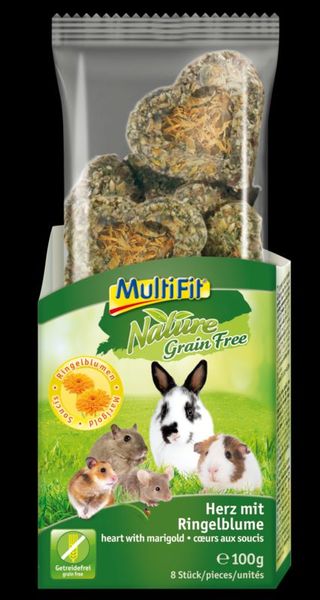 Bezzbożowe przysmaki dla gryzoni MultiFit nagietek 8 sztuk