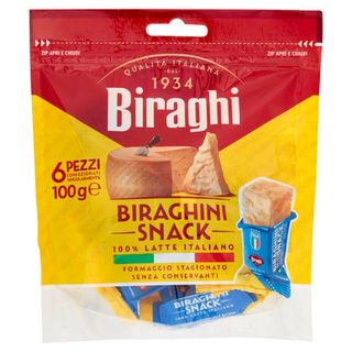 Biraghi Biraghini Snack 6 x 16,67 g - 8002004437259