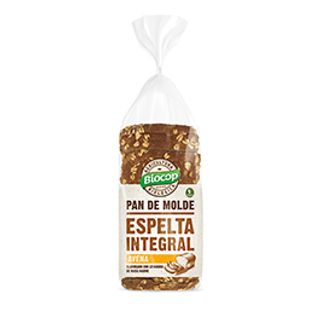 Pan Molde Espelta Integral Y Avena Biocop Eco 350 Gr.