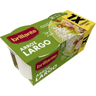 Vasitos De Arroz Largo Xl Brillante, Pack 2X200 G