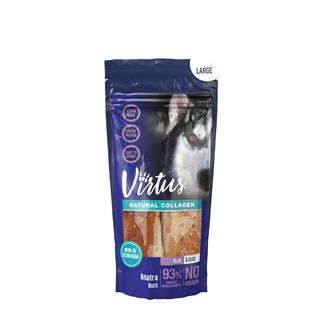 Virtus large dog natural collagen roll 85g anatra