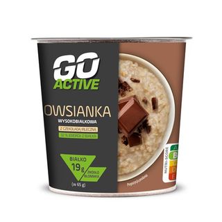 Go Active Owsianka wysokobiałkowa z czekoladą mleczną, 65 g