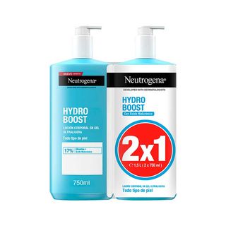 Hydro Boost Loción Corporal En Gel Ultraligera - Neutrogena - 2 X 750 Ml (3574661785844)