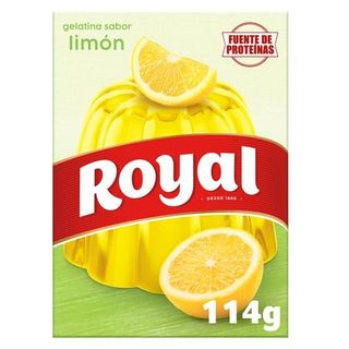 Royal Gelatina Sabor Limon, 114Gr