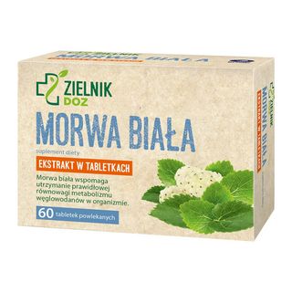 DOZ Zielnik Morwa biała, tabletki powlekane, 60 szt.