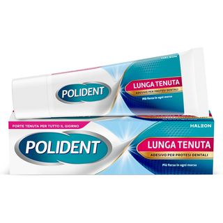 Polident lunga tenuta adesivo per protesi dentiera giornaliera ad alto comfort fino a 12 ore 40gr