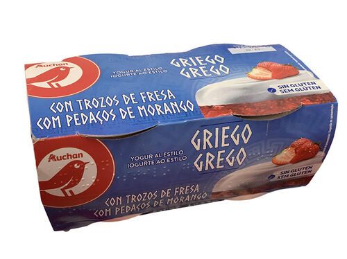 IOGURTE GREGO AUCHAN MANGA 4X125G