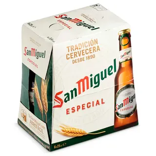 Cerveza San Miguel Pack 6 X 25 Cl