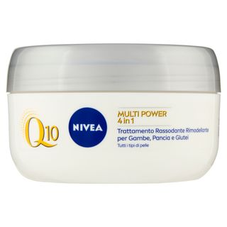 Nivea Q10 Multi Power 4 In 1 Trattamento Rassodante Rimodellante Per Gambe, Pancia E Glutei 300 Ml