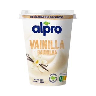 Especialidad de Soja con Fermentos Yogurt Sabor Vainilla Alpro 500 G.