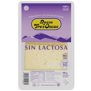 TRES OSCOS Queso Sin Lactosa En Lonchas 160 G