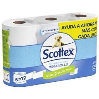 Papel Higiénico Mega Scottex 6 Rollos