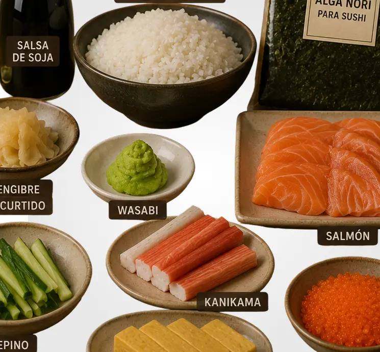 Ingredientes para Sushi