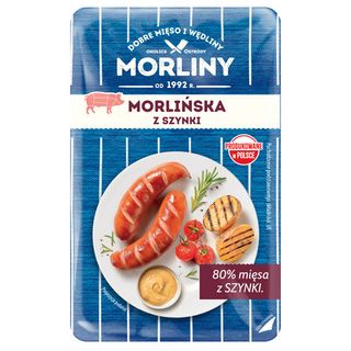 Morliny Kiełbasa Morlińska z szynki, 500 g