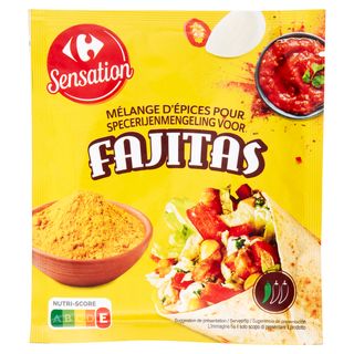 Carrefour Sensation Mélange D'Éspices Pour Fajitas 30 G