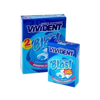 Vivident Fresh Blast Ice Mint Menthol 2 X 30 G