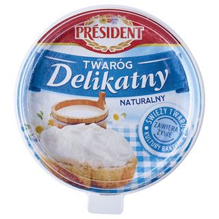 President Twaróg Delikatny naturalny 280 g