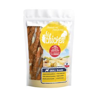 Hi chicken snack dog bastoncini mini arrotolati con pollo 70 g