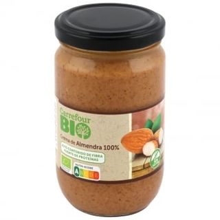 Crema De Almendras Ecológica Carrefour Bio Sin Gluten 290 G.