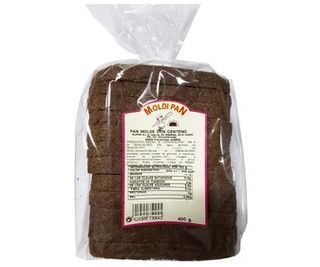 Pan de Molde Integral con Centeno y Corteza Moldipan 400 G.