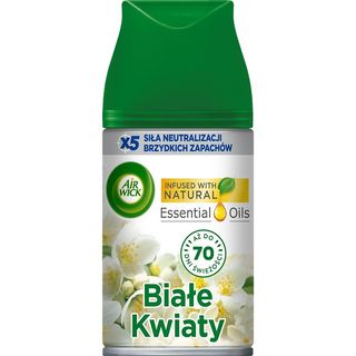 Air Wick Odświeżacz powietrza Freshmatic białe kwiaty wkład 250 ml