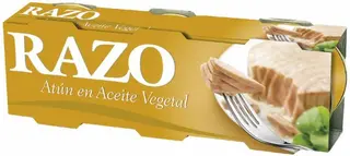 Atun Razo Aceite De Girasol Calvo Ro70 Pack 3- 156Grs (Lider)