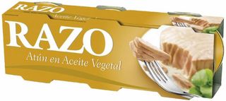 Atun Razo Aceite De Girasol Calvo Ro70 Pack 3- 156Grs (Lider)