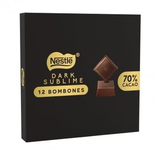 Bombones De Chocolate Negro 70% Cacao Nestlé Dark Sublime 85 G.