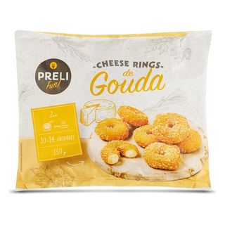 Aritos De Queso Gouda Rebozados Preli Bolsa 350 G