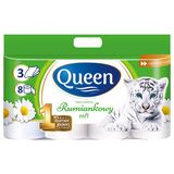 Queen Papier toaletowy rumiankowy soft, 8 rolek