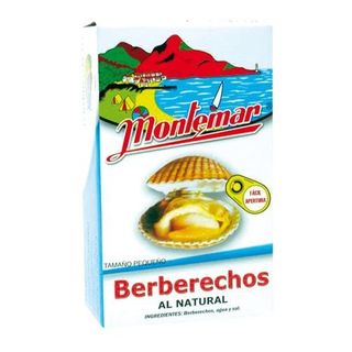 Berberechos Al Natural Montemar 70/80 Piezas 63 G
