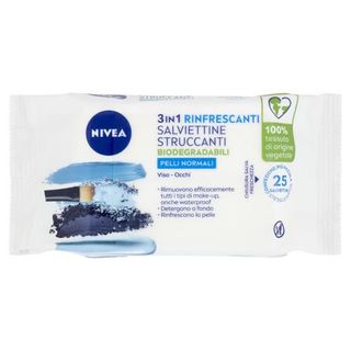 Nivea 3In1 Rinfrescanti Salviettine Struccanti Pelli Normali 25 Pz - 129148