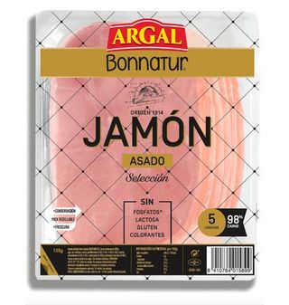 Jamón Cocido Bonnatur Asado 125 G