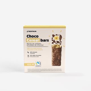 Barrita Cereales Recubierta X6 Chocolate Plátano Talla Única .