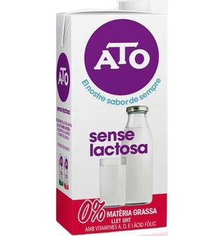 Leche 0% Materia Grasa Ato Sin Lactosa Brik 1 L