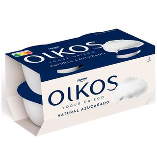 Yogur Danone Oikos Natural Azucarado 4 Uds.