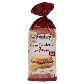 Mulino Bianco Gran Bauletto Pane Con Grano Tenero E Farro 500G