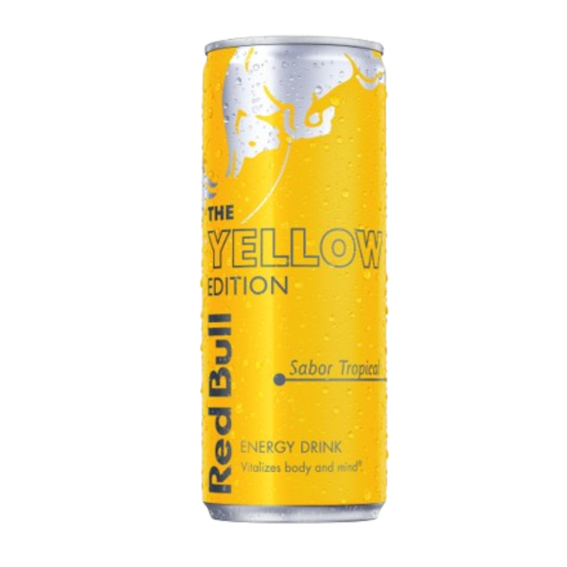 Red Bull Gaseificada Yellow Edition Sabor Tropical 25cl