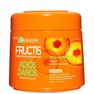 Fructis Adiós Daños Mascarilla Capilar Pelo Rizado u Ondulado - Garnier - 300 ml 3600542023962
