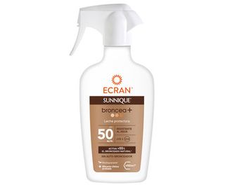 Protector Solar Spf50 Ecran Sunnique Broncea+ Pistola 270Ml