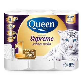 Queen Papier toaletowy Supreme premium comfort 9 rolek