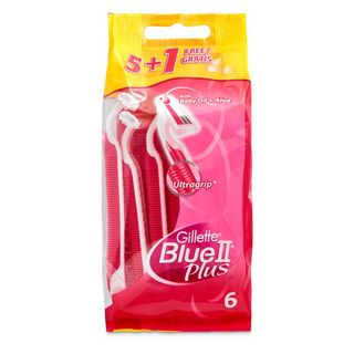 Maquinilla desechable Mujer Blue II Plus Gillette 5+1 Uds.